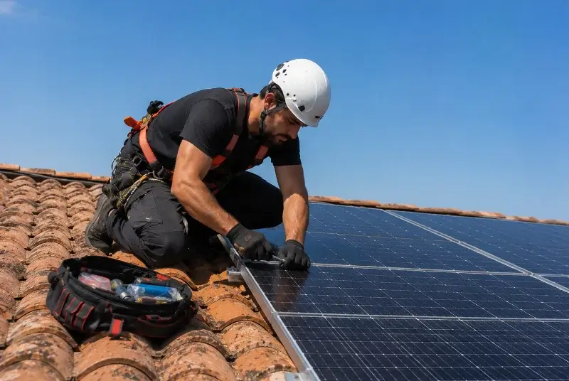 Maintenance et monitoring de panneaux solaires en Maine-et-Loire